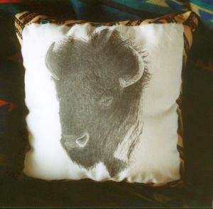 Buffalo cushion