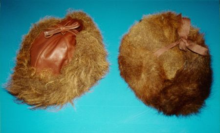 Buffalo hide hats